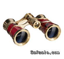 Eschenbach Optik 3x25 Glamour Opera Glasses (Burgundy Red)