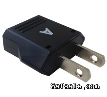 Nascom ADP1000BLK 1 Inch Adaptor Plug, Black