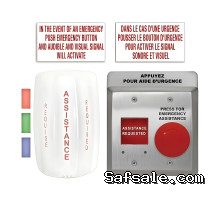 Camden Door Controls CX-WEC10BK2FE Universal Emergency Call System Kit, w/ Multi-Color Dome Light