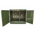 75 KVA Pad Mount Transformer - 34500Y/19050 Grounded Wye Primary, 480Y/277 Wye-N Secondary - Copper, KNAN/Bell Green - -