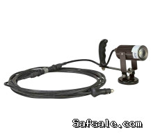 18W LED Spotlight w/ Magnetic Base - Adjustable Tilting Base w/ Grip Handle - 25' Cord w/ Cig. Plug