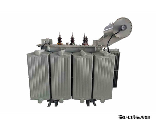 52.8/70.4/88 MVA Substation Power Transformer, Conservator Type - 115000Y/66395 Wye-N Primary, 13200V Delta Secondary - ONAN/ONAF/OFAF, Mineral Oil - Light Grey