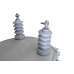 333 KVA Overhead Distribution Transformer, Pole Mount, 12470Y/7200V Wye Pri., 480Y/277V Sec., FR3 Oil, Copper, KNAN, Tap Changer