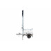 30' Portable LED Light Tower - 8kW Diesel Generator w/ 50 Gal Tank, (4) LED Lamps - Trailer Mount