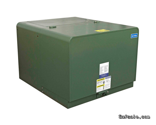 25 KVA Pad Mount Transformer - 12470Y/7200 Grounded Wye Primary - 120/240V Secondary, 304 Stainless Steel, Copper, ONAN/Bell Green