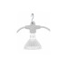 50ft Temporary Construction String Light - Five Work Lamps - 10/2 SEOOW - Metal Wire Guard - NO LAMP