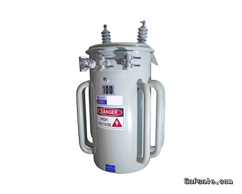 50 KVA Overhead Distribution Transformer, Pole Mount, 12000Y/6930 Grounded Wye Pri., 120/240V Sec., Mineral Oil, Copper, ONAN