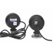 LED Tow Lights With Magnetic Base - 30' Weatherproof Cable - 12VDC - Custom Waterproof Trailer Plug