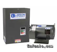 C1D2 Hazloc Rotary Phase Converter,10HP Very Hard Load, 230V 1PH to 3PH, 27.3A Output, 25HP Idler