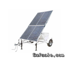 1.06KW Portable Solar Power Generator - 10' Trailer - 24V 800aH Battery Bank - (1) Junction Box