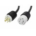 25' 8/5 SOOW Twist Lock Extension Power Cord - L21-30 - 208Y/120 - 30 Amp Rated - Outdoor Rated