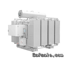 90/120/150 MVA Substation Power Transformer, Conservator Type - 345000V Delta Primary, 34500Y/19920 Grounded Wye Secondary - ONAN/ONAF/ONAF, Mineral Oil - Dark Grey