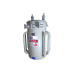 50 KVA Overhead Distribution Transformer, Pole Mount, 34500V Delta Primary, 7200/12470V Secondary, Mineral Oil, Copper, ONAN, W/O Tap Changer, Light Grey