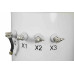 100 KVA 3PH Overhead Distribution Transformer, Pole Mount, 12470Y/7200 Grounded Wye Pri., 480Y/277 Sec., Mineral Oil, Copper, ONAN