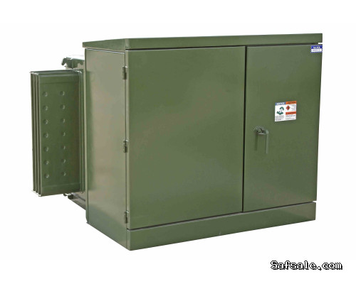 150 KVA Pad Mount Zig Zag Grounding Transformer - 600V Grounded Wye Primary - Biodegradable Cooling Fluid
