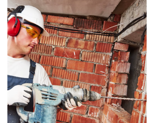 Concrete & Brick Wall Drilling (22mm Drill, Wall Thickness 4–20 Inches)