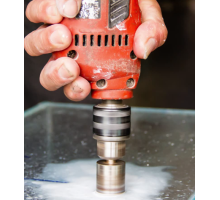 Floor Cavity Drilling (22mm Drill, 4-Inch Thick Floor)