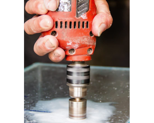 Floor Cavity Drilling (22mm Drill, 4-Inch Thick Floor)