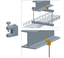 Mounting Thin Cable Trays on Concrete & Brick Walls (3.28 ft)