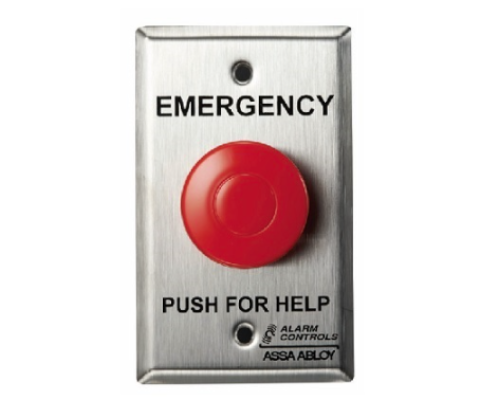 Emergency Alarm Button Installation with Locking