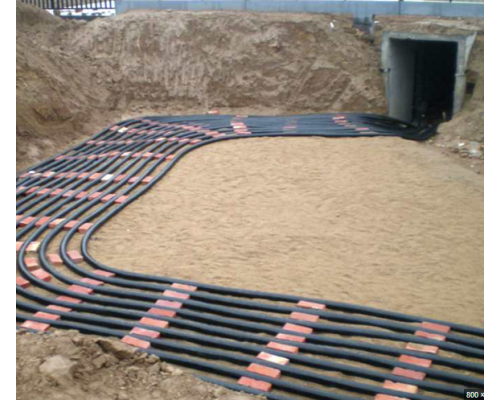 Cable Laying in Existing Paths (Trench, Groove) (3.28 ft)