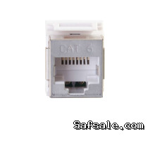 Cat6 RJ45 UTP Keystone Jack - Ivory