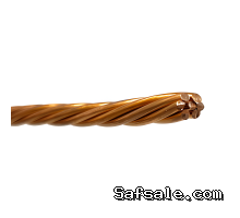 8 AWG Soft Drawn, Stranded, Bare Copper Wire