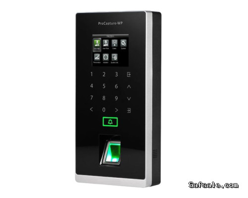ZKAccess ProCapture-WP-Milfare Standalone Fingerprint Access with Milfare Control IP65 Reader with Advanced SilkID Technology
