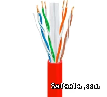 WAVENET  5E04URBK4      23AWG 4PR 550MHZ CMP, RED, REELEX II 1000FT