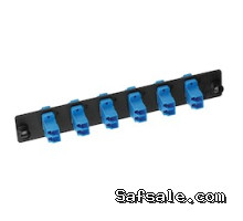 BELDEN  AX101731               FiberExpress Adapter Strip, loaded 6 LC Duplex Single-mode Adapters Black