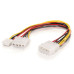 10in One 6-pin PCI Express to Two 4-pin Molex Power Adapter Cable