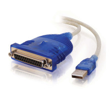 DB9 Male to DB25 Male Serial RS232 Adapter