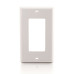 Dual HDMI® Pass Through Decorative Wall Plate - Aluminum