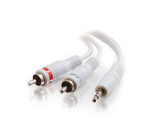 6ft 1.8m One 3.5mm Stereo Male to Two 3.5mm Stereo Female Y-Cable