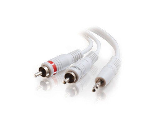6ft 1.8m One 3.5mm Stereo Male to Two 3.5mm Stereo Female Y-Cable