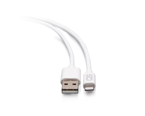 1ft 0.3m USB 2.0 A to Micro-B Cable M/M - White 0.3m