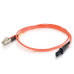 6.6ft (2m) MTRJ-LC 62.5/125 OM1 Duplex Multimode PVC Fiber Optic Cable - Orange