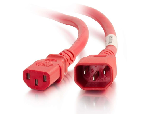 25ft 7.6m 18 AWG Universal Power Cord NEMA 5-15P to IEC320C13  TAA Compliant