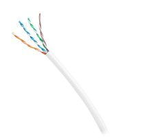 1000ft 304.8m TAA-Compliant Cat6a Bulk Unshielded UTP Ethernet Network Cable with Solid Conductors-Riser CMR-Rated - Blue