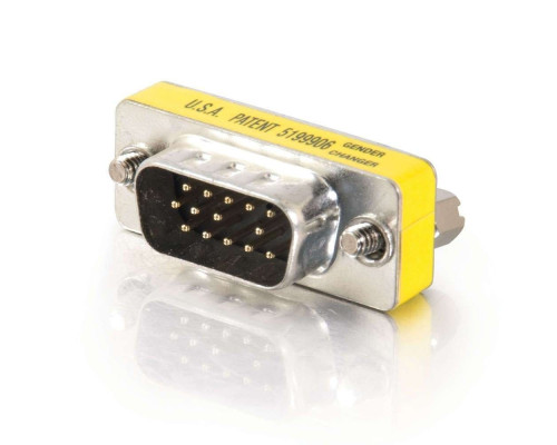 HD15 VGA M/M Mini Gender Changer (Coupler)