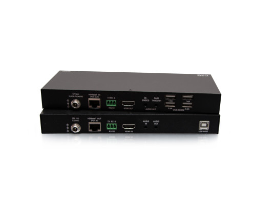 HDMI® HDBaseT + RS232 and IR over Cat Extender Box Transmitter to Box Receiver 18Gbps - 4K 60Hz