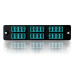 24-Strand, LC Quad, PB Insert, Multimode, Aqua Adapter Panel (TAA Compliant)