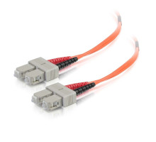 9.8ft 3m LC-LC 50/125 OM2 Duplex Multimode PVC Fiber Optic Cable - Red