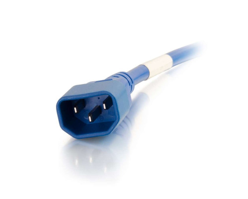 4ft 1.2m 16 AWG 250 Volt Computer Power Extension Cord IEC320C14 to IEC320C13  TAA Compliant