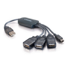 7-Port USB-A Hub with 5V 3A Power Supply