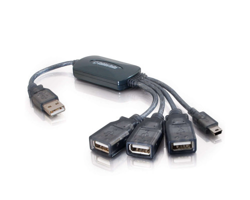 7-Port USB-A Hub with 5V 3A Power Supply