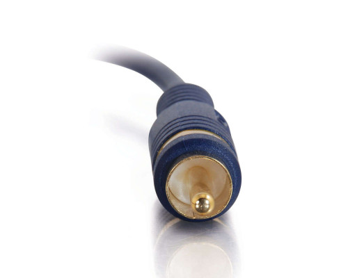 0.5ft 0.15m Value Series™ One RCA Mono Male to Two RCA Stereo Female Y-Cable