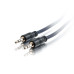 35ft (10.7m) 3.5mm Stereo Audio Cable with Low Profile Connectors M/M - Plenum CMP-Rated