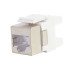 Cat6 RJ45 UTP Keystone Jack - Ivory