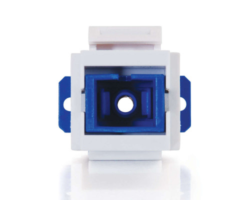 180° Cat6 RJ45 UTP Shielded Keystone Jack - Silver